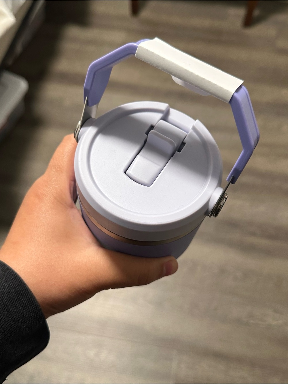 Stanley Flip Straw Tumbler in Lavender Purple with White Lid - Picture 2 of 3